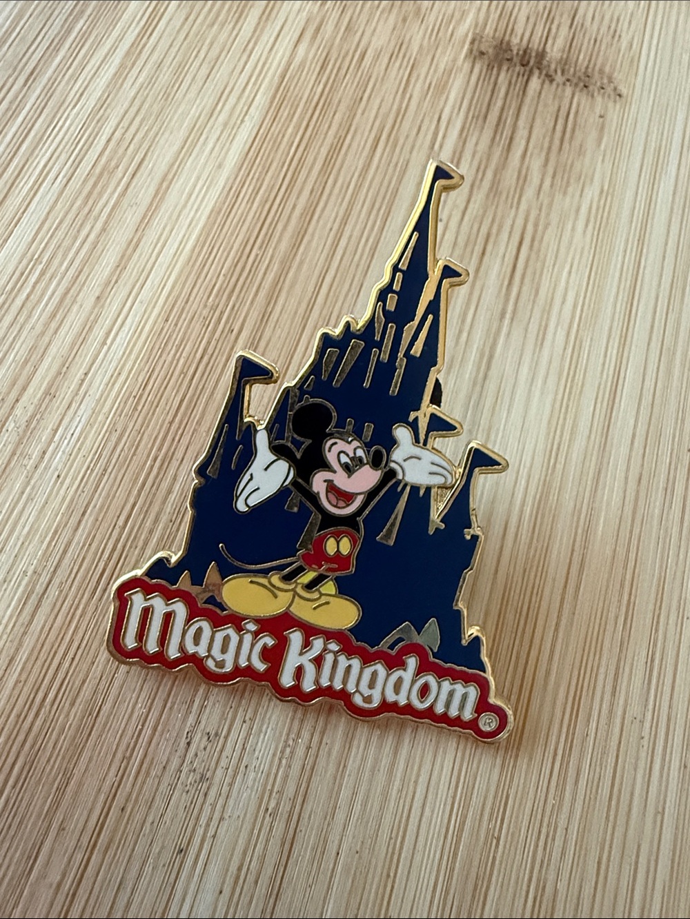 Magic Kingdom Mickey Castle Enamel Pin